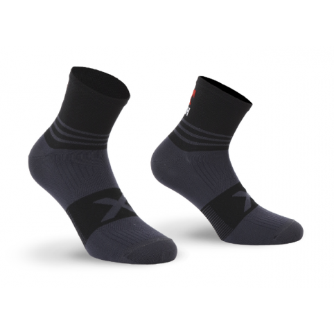 Funkční ponožky CALZA XT191, +10/+40°C, černo-šedé, XTECH